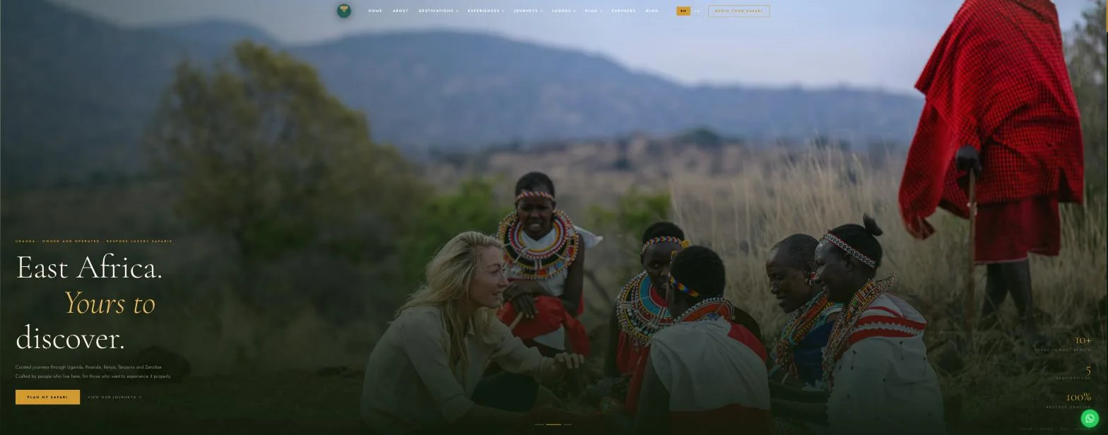 Savannah Explore Africa - Luxury Safari Booking Platform