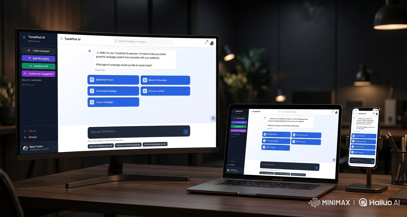 TumePost - AI Campaign Message Generator